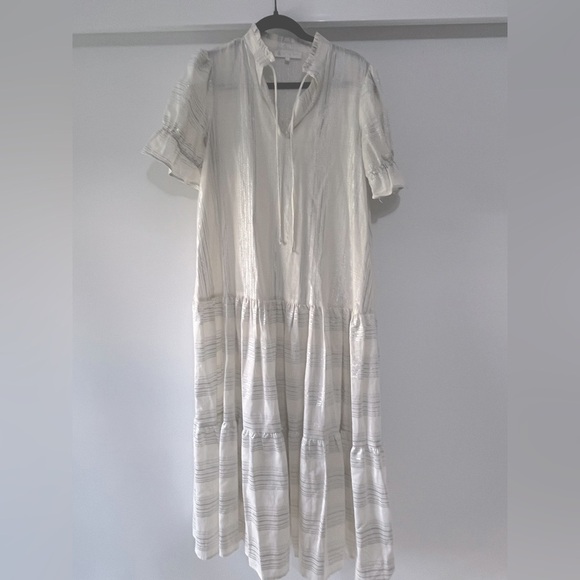 Corey Lynn Calter Portisha Tiered Midi Dress - Picture 6 of 10